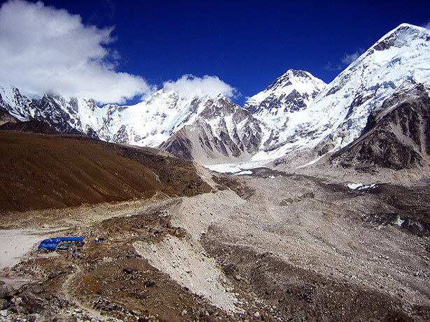 El campo base del Everest