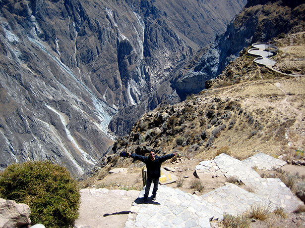 En el cañón de Colca