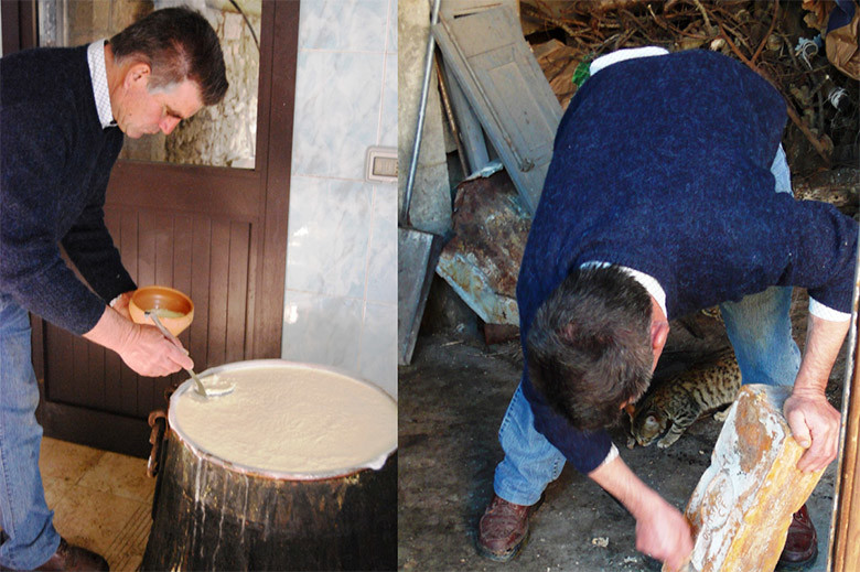 En Ragusa las transacciones económicas todavía se miden por queso. Tantas hectáreas de terreno, tantos kilos de queso. Si uno acaba un poco harto de tanto queso, si quiere, puede cambiar el producto lácteo por dinero.