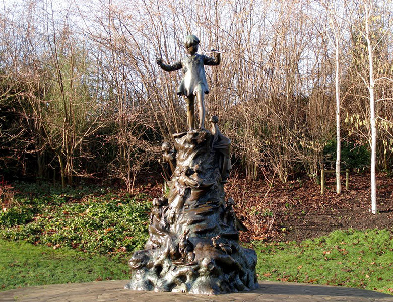 La estatua a Peter Pan en Hyde Park