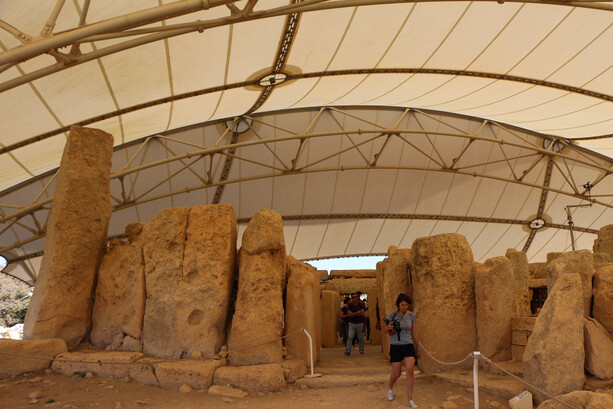 El Templo Megalitico Hagar Qim en Malta