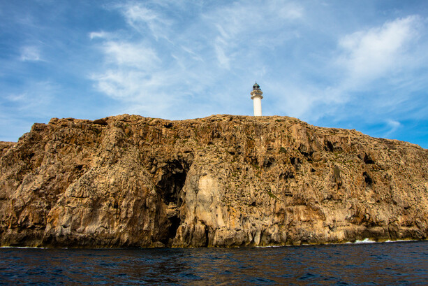 El Faro de Barbería en Formentera famoso por "Lucía y el sexo"