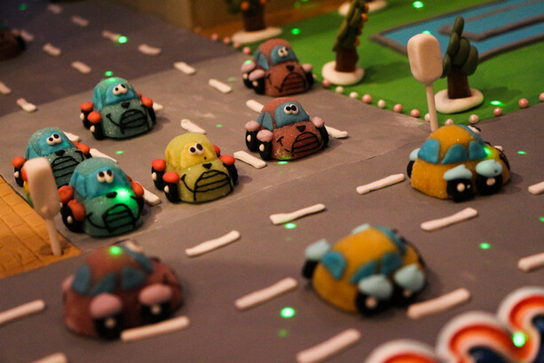 Coches de chocolate en Nueva York Artesanos Galleros Rute