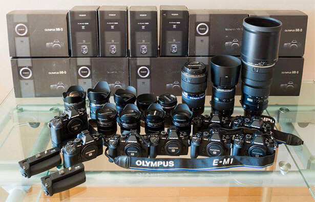 El equipo de Olympus al completo