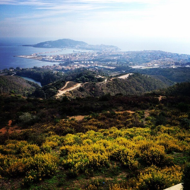 Vistas de Ceuta desde el mirador de Isabel II