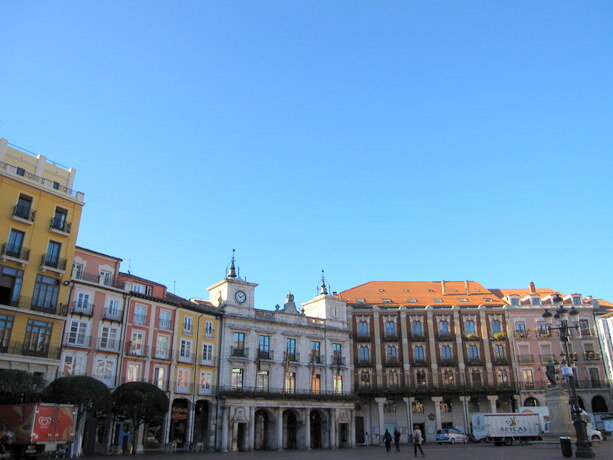 La Plaza Mayor (Plaza del Mercado Menor) de Burgos