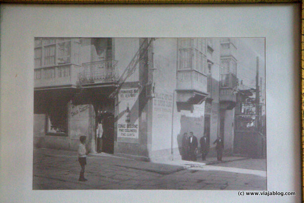 Foto de época, Ultramarinos El Rápido, Ferrol