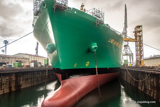 Dique en Navantia, Ferrol, Coruña