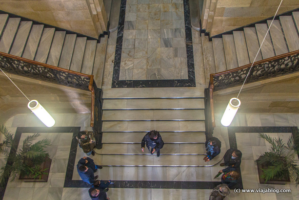 Escalera Sala de Armas, Arsenal, Ferrol, Coruña