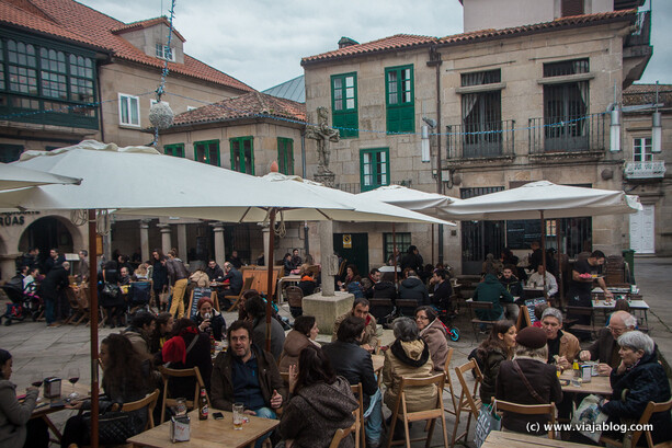 Terrazas, Plaza de la Leña, Pontevedra