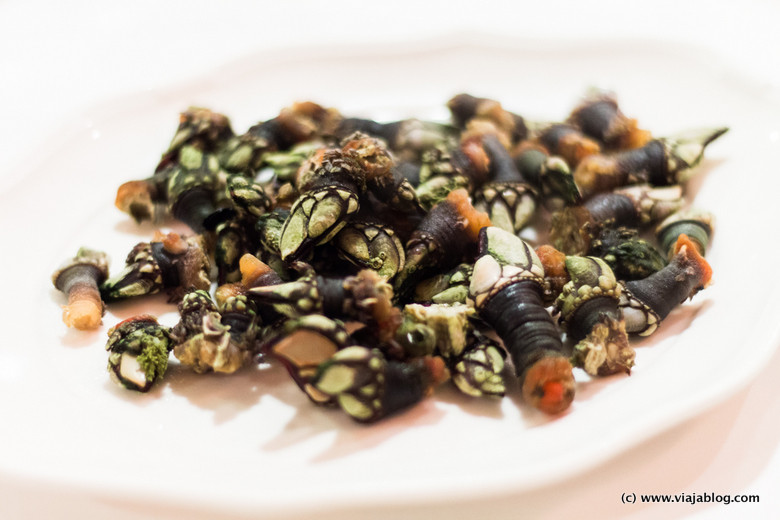 Plato de percebes, Restaurante O Parrulo, Ferrol