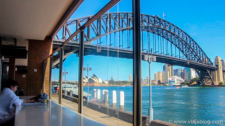 Vistas desde The Deck, Luna Park, Sidney, Australia