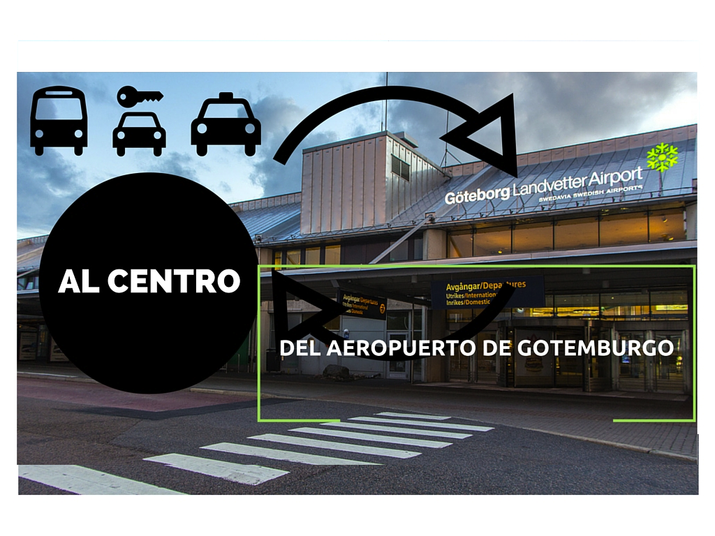 del aeropuerto de gotemburgo al centro