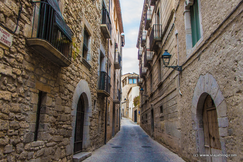 Calles medievales en Gerona