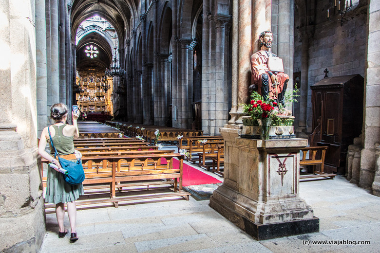 Interior Catedral de Orense, Galicia