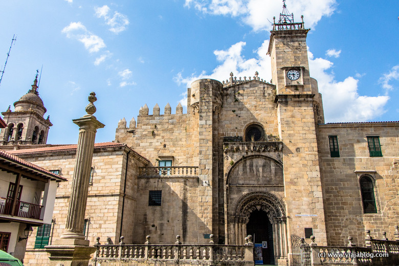 Vista desde Plaza del Trigo, Catedral de Orense, Galicia