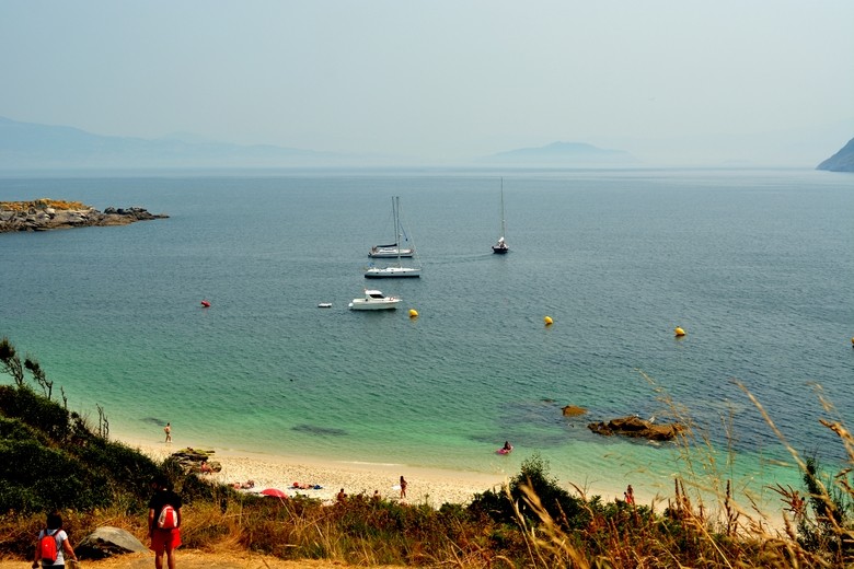 Vistas desde las Islas Cíes, Vigo, Galicia