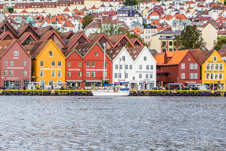 Edificios de la Liga Hanseática en Bryggen, Bergen, Noruega [(c) Foto: @avistu]