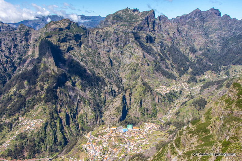 Vistas desde Mirador Eira de Serrado, Isla de Madeira