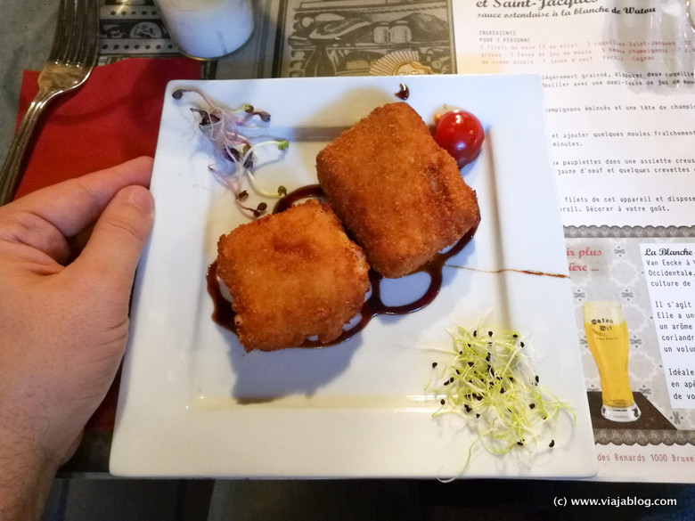 Croquetas Restobières Restaurante Bruselas