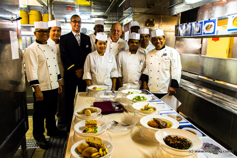 Equipo de Chefs del Monarch, Pullmantur Cruceros Fiordos del Norte en Noruega