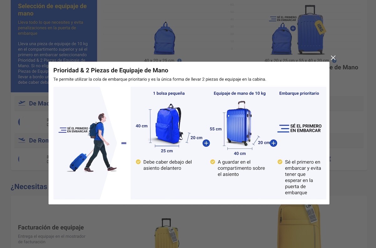 carrera cortar a tajos Trampolín Dimensiones, peso y consejos sobre el equipaje con Ryanair