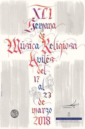 Cartel XLI Semana de Música Religiosa de Avilés