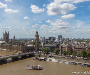 Vistas de Londres desde el London Eye