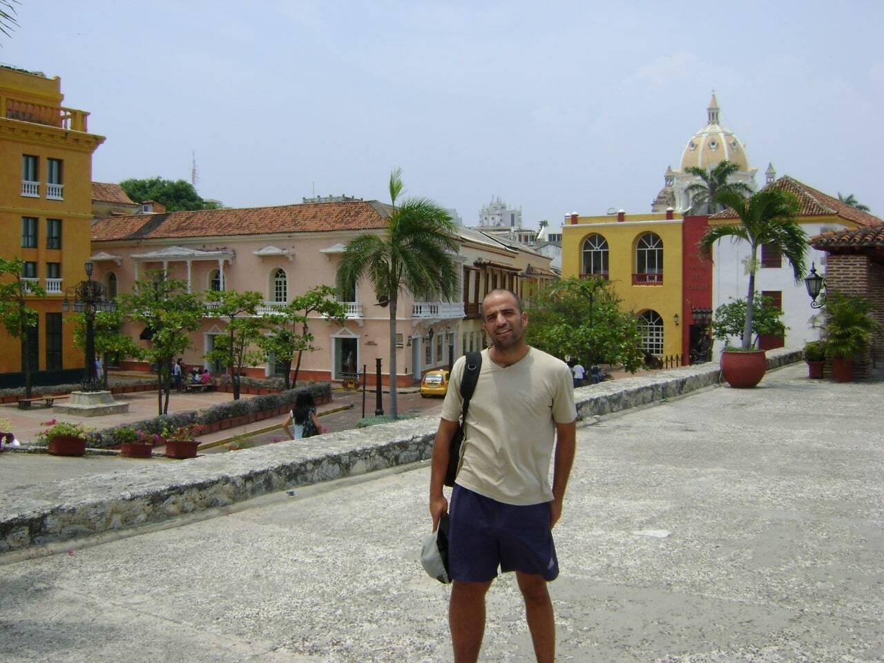 David Escribano en el casco histórico de Cartagena de Indias