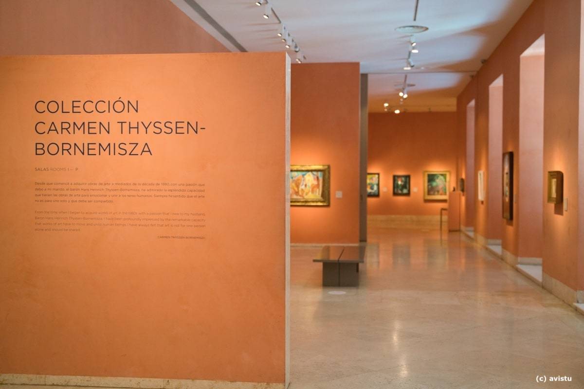 Acceso a la colección "Carmen Thyssen-Bornemisza", Museo Thyssen Bornemisza