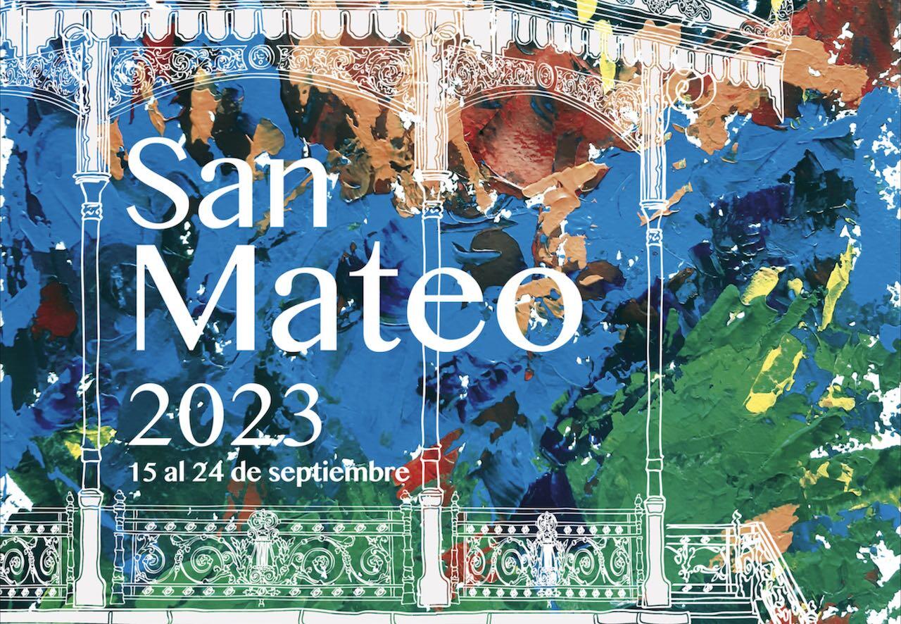 Detalle del cartel de Fiestas de San Mateo, Oviedo 2023