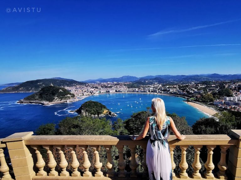 San Sebastián y la Concha desde el Mirador del Monte Igueldo [(c) Foto: @avistu]