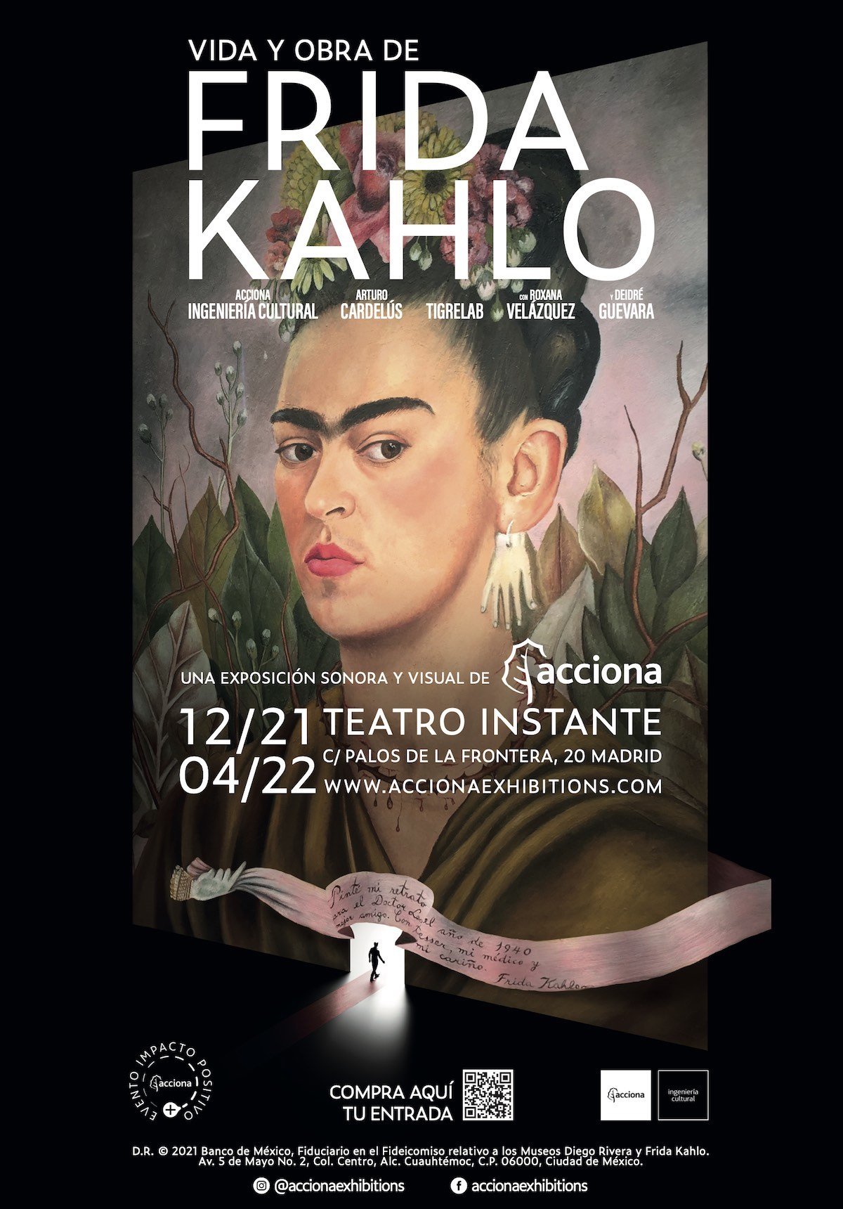 Cartel Vida y Obra de Frida Khalo