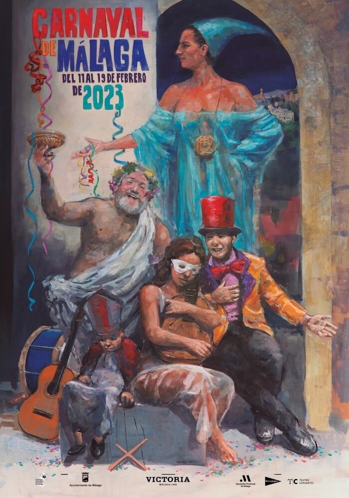 Cartel del Carnaval de Málaga 2023