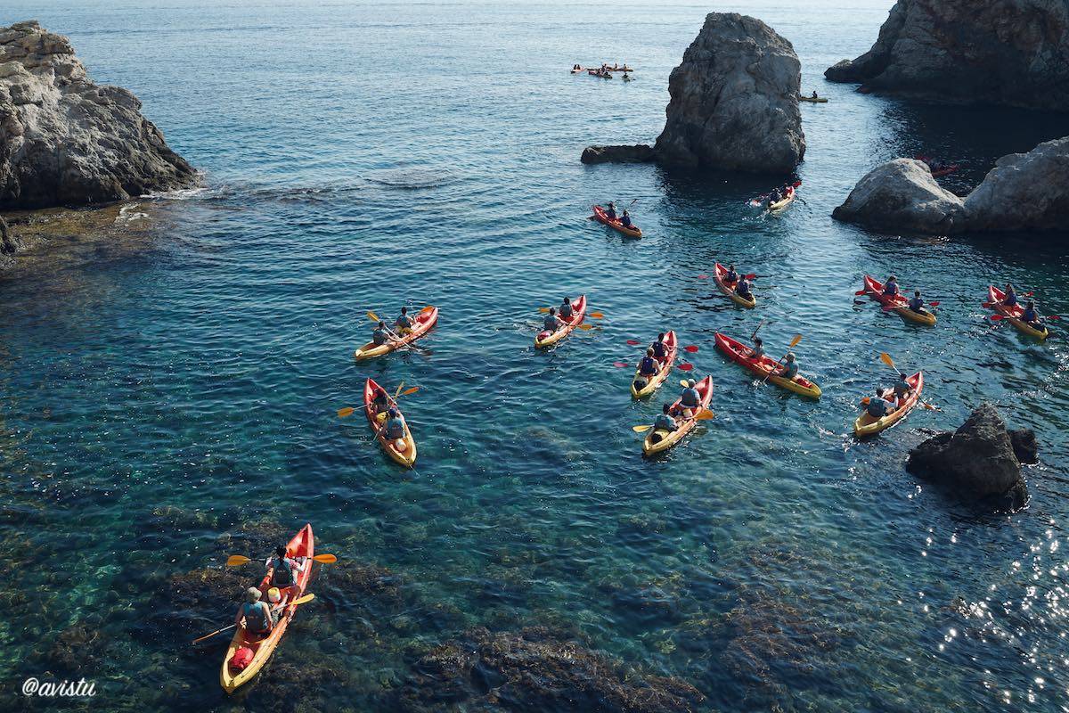 Tour en kayak en el Muelle Occidental de Dubrovnik