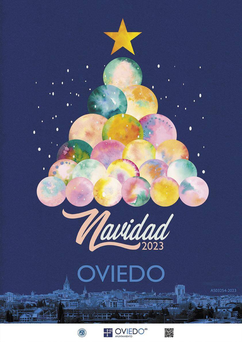 Cartel Navidad 2023 Oviedo