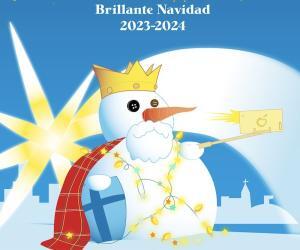 Cartel del programa de Navidad 2023 2024 del Ayuntamiento de Gijón