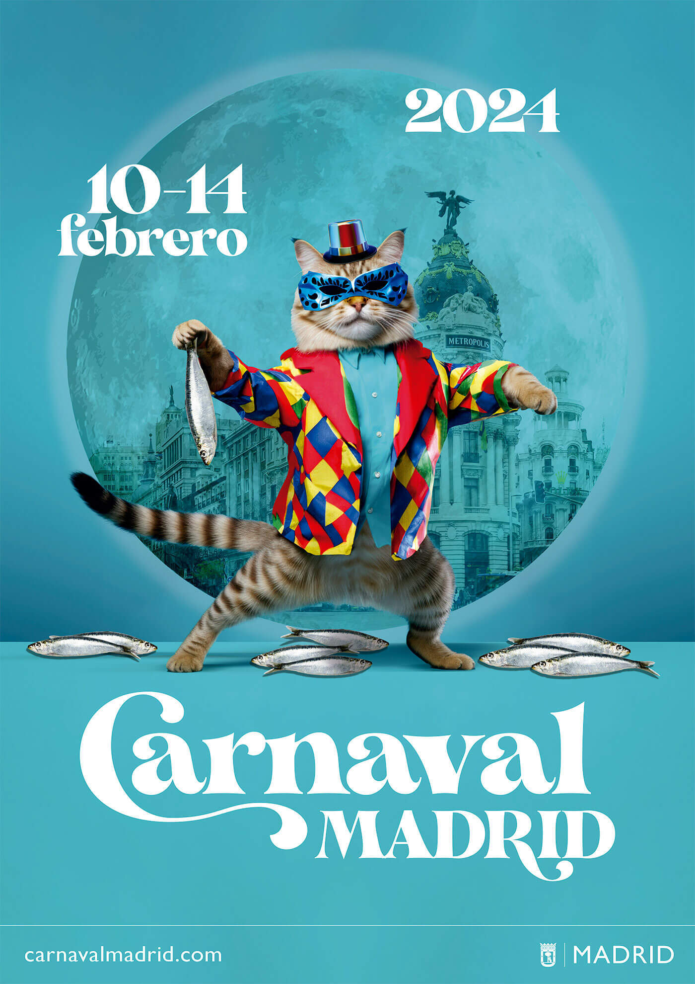 Cartel del Carnaval de Madrid 2024