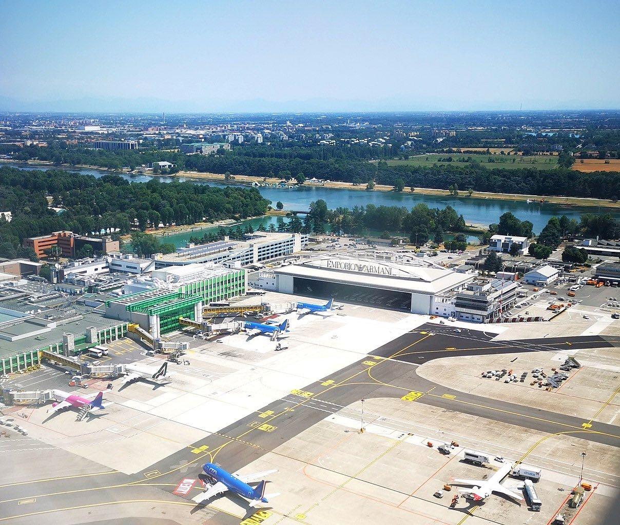 Aeopuerto de Milán Linate [CC Foto: Saggittarius A/ Wikimedia Commons]